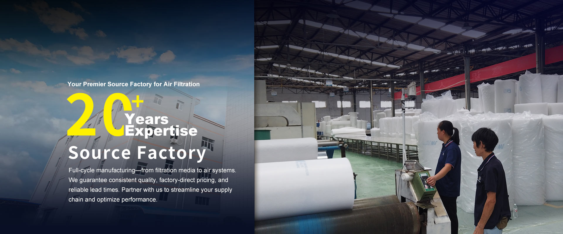 Home Air Filtration Source Factory Manufacturing Plant