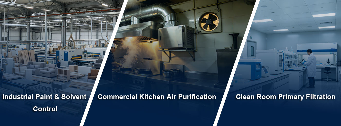 activated carbon filter air and water purification applications