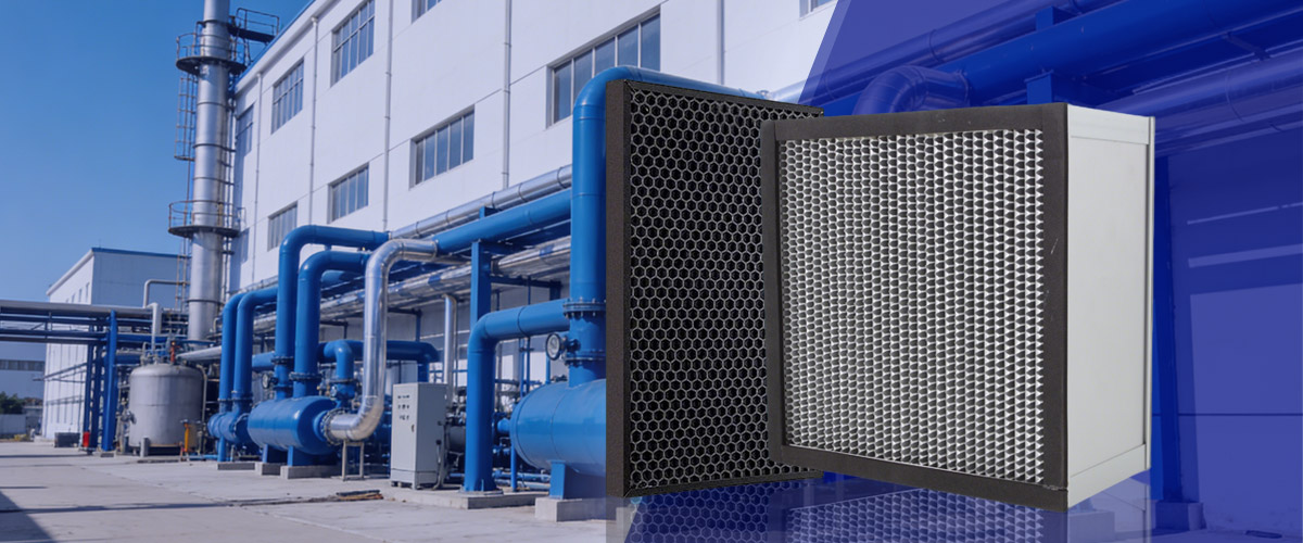 activated carbon filters for chemical plant emission control