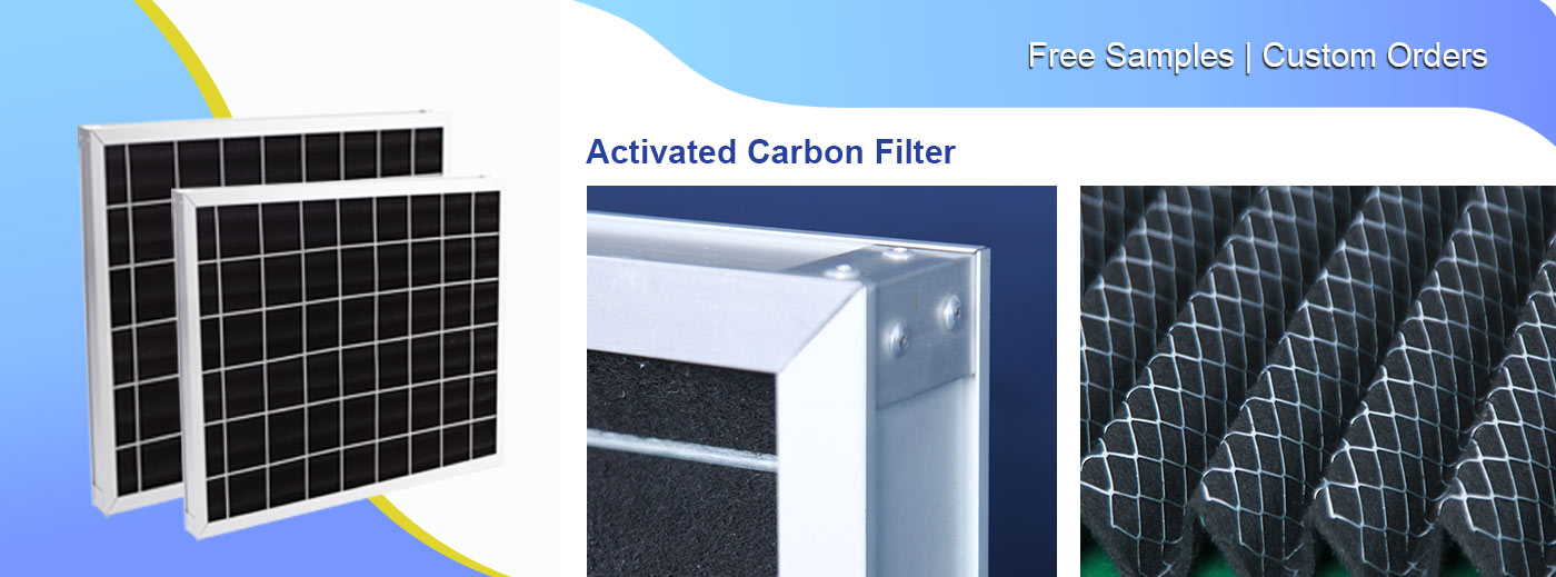 activated carbon panel filter honeycomb structure