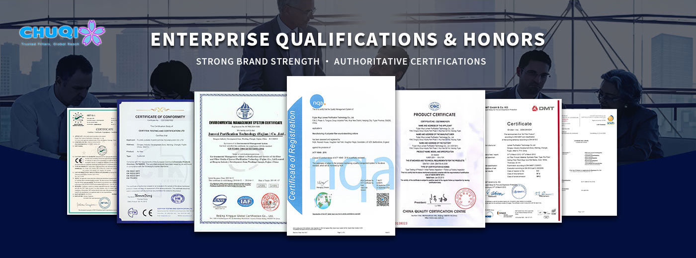 air filter factory certifications iso ce