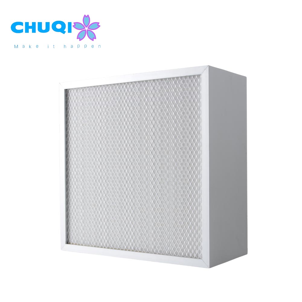 anodized aluminum frame hepa filter detail