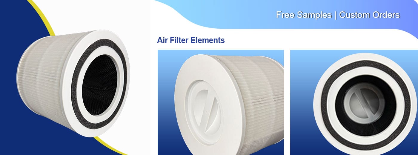 cylindrical hepa filter cartridge round