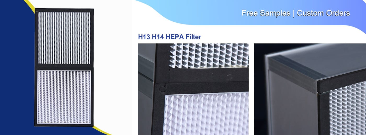 deep pleat hepa filter high capacity