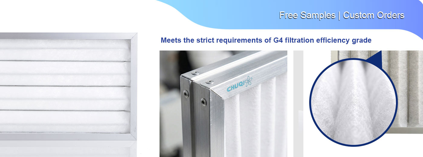 disposable panel filter cardboard frame