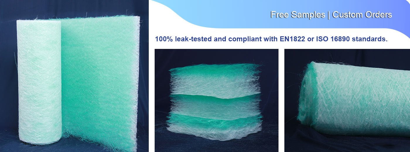 fiberglass floor filter cotton paint stop media