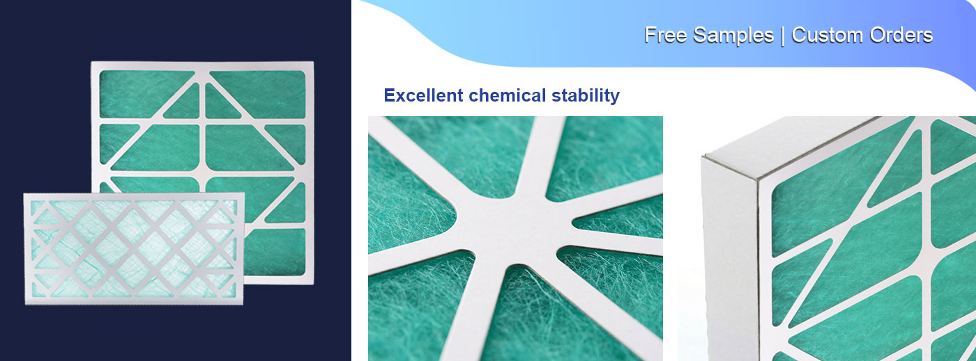 galvanized steel frame air filter