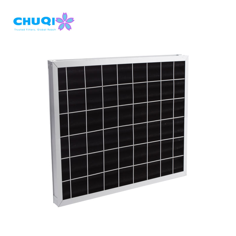 honeycomb activated carbon air filter front view