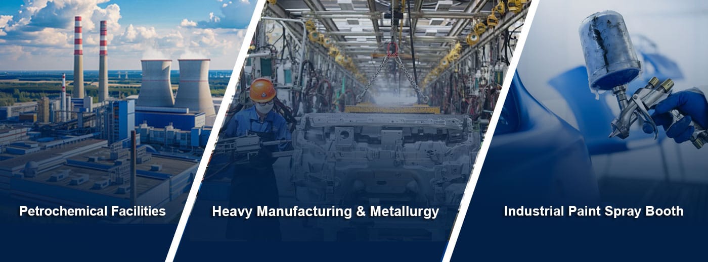 industrial filter applications manufacturing and spray booth