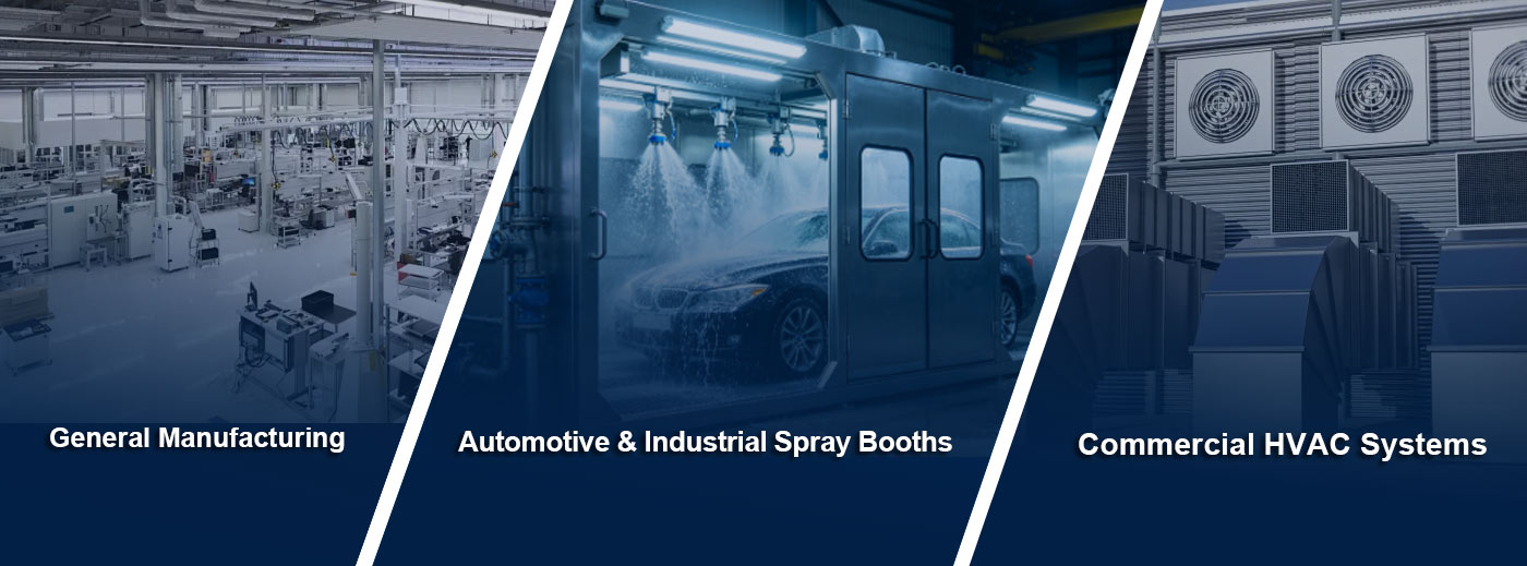 industrial spray booth commercial hvac filter