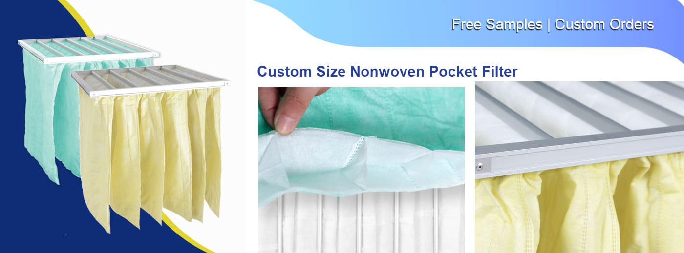 multi pocket air filter for ventilation