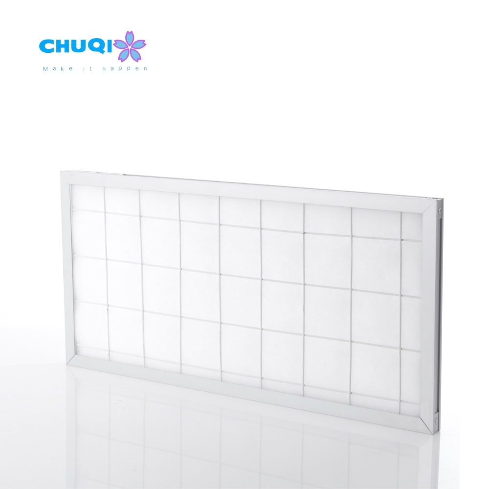 pleated primary panel filter with large surface area