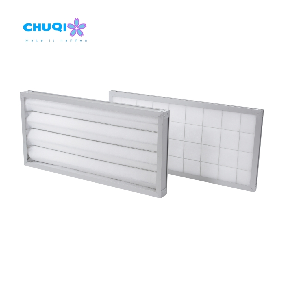 synthetic fiber primary panel filter media