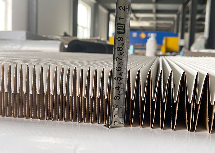 v type pleated air filter paper for spray booth