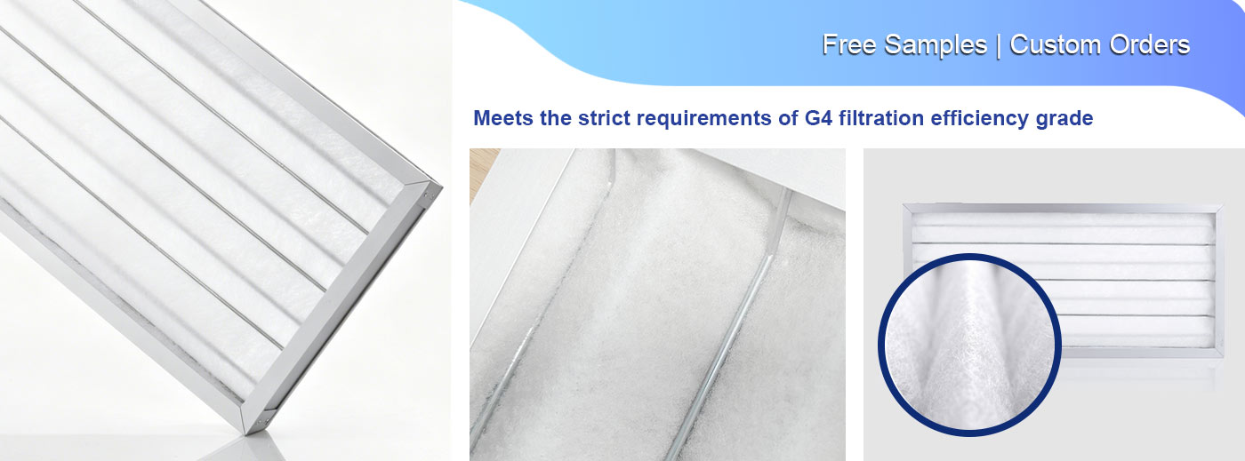 washable aluminum frame pre filter