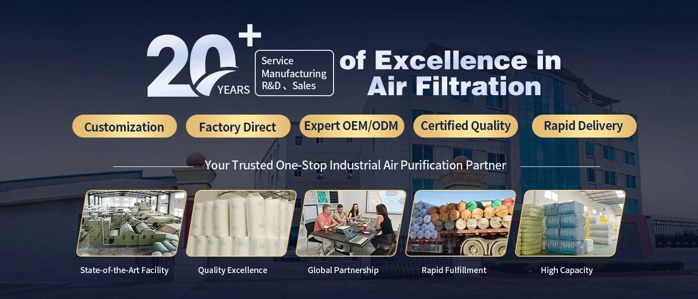 20 years excellence hvac filter media manufacturing