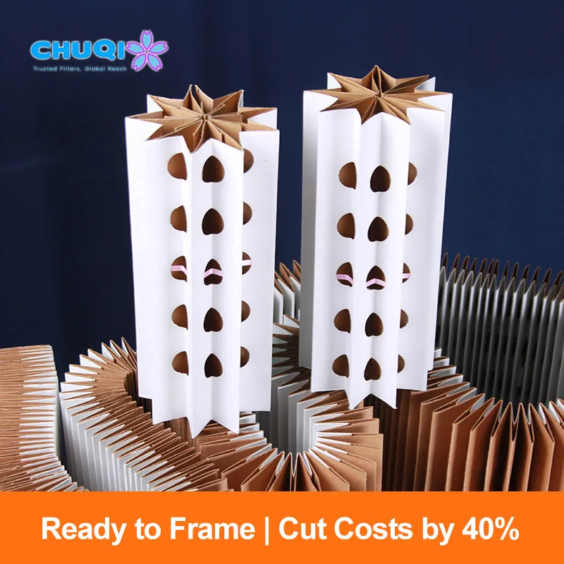 v type accordion painting filter paper for spray booth