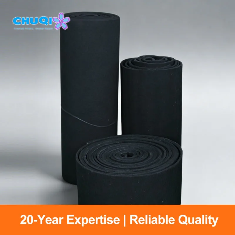 activated carbon filter media for odor control