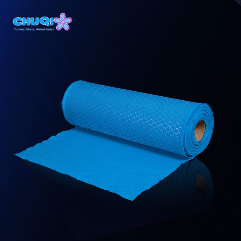 blue wire backed filter media roll chuqi