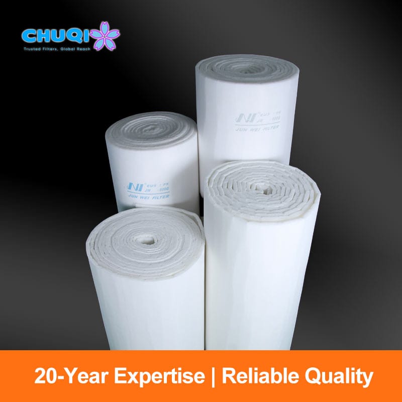 ceiling filter media for spray booth