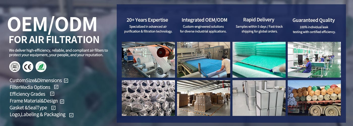 chuqi air filtration factory oem odm capabilities