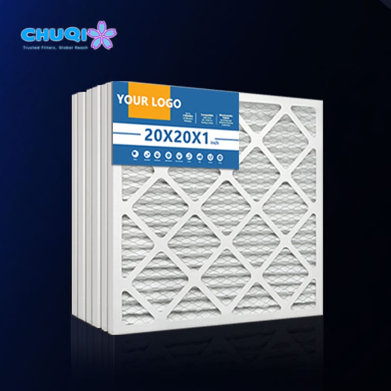 chuqi pleated air filter beverage board frame 20x20x1