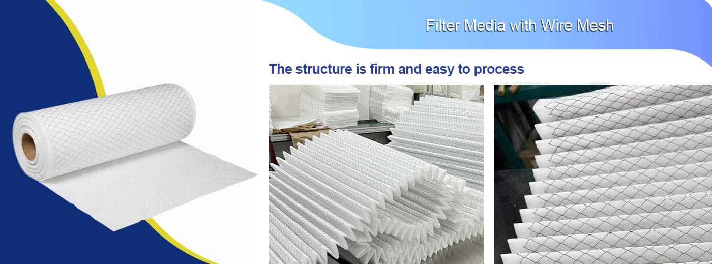 factory direct primary air filter media manufacturing