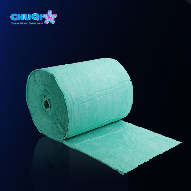 green composite pocket filter media for bag filter