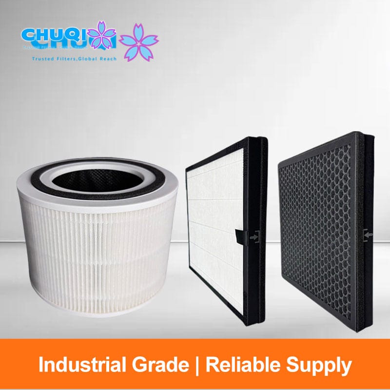 hepa activated carbon cylindrical air filter elements