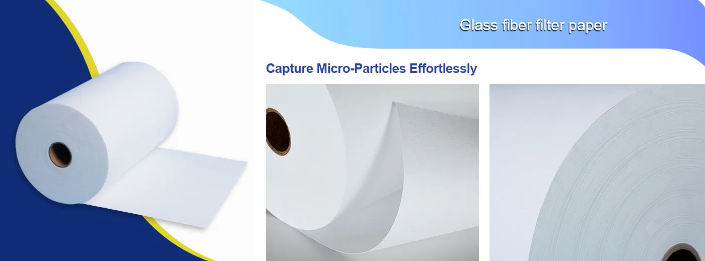 hepa fiberglass filter paper roll details