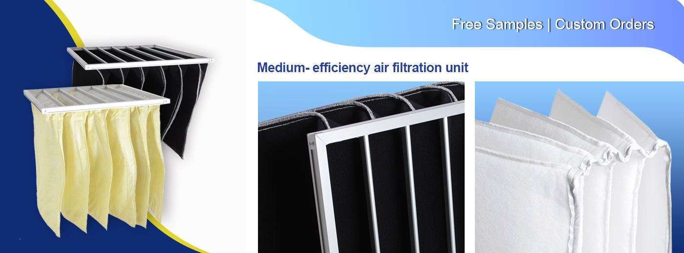 industrial hvac pocket filter group