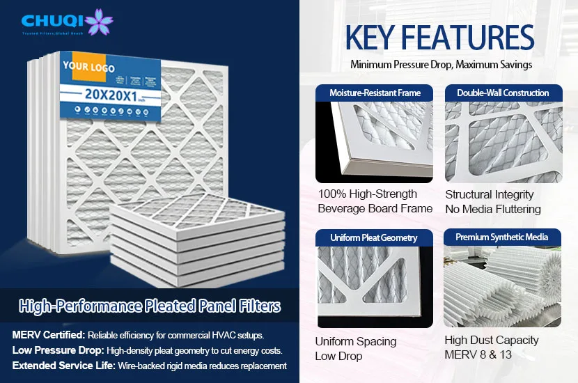 merv 8 pleated air filter technical features 2