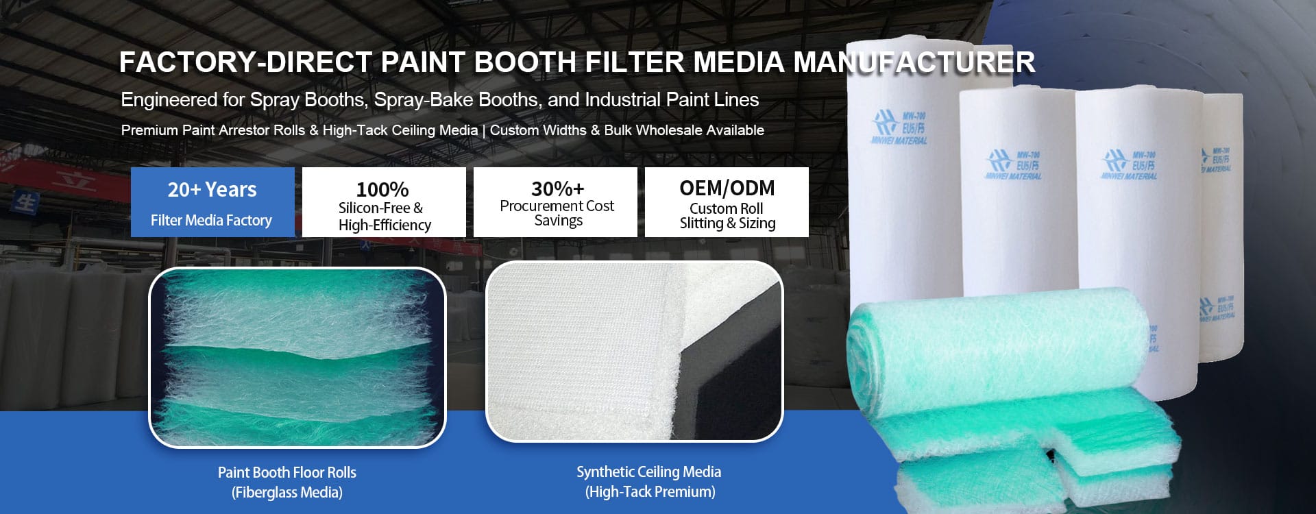 Paint Booth Filter Media paint booth filter media ceiling diffusion media fiberglass floor rolls