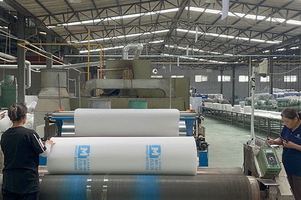 professional filtration media factory production floor