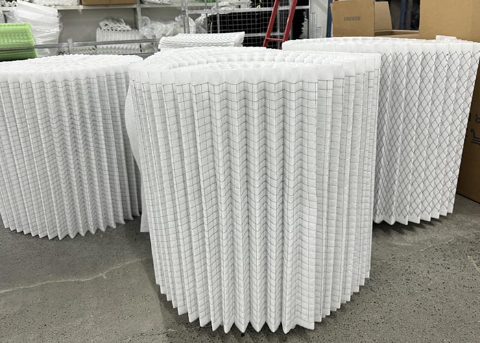 reinforced g3 f9 filter media factory production