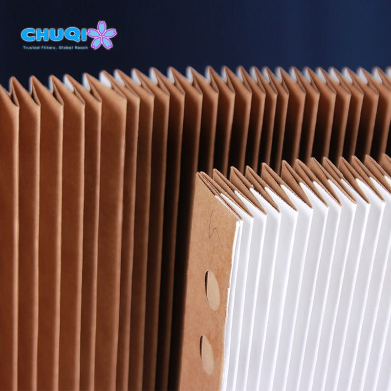 Accordion Painting Filter Paper V‑Type Dry Spray Booth