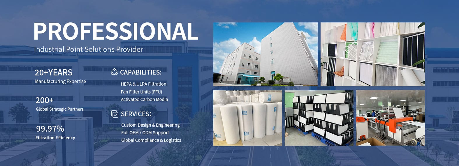 chuqi air filter factory 20 years manufacturing oem