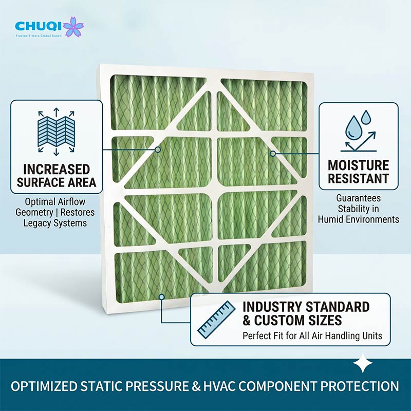 chuqi pleated pre filter hvac air filtration 22
