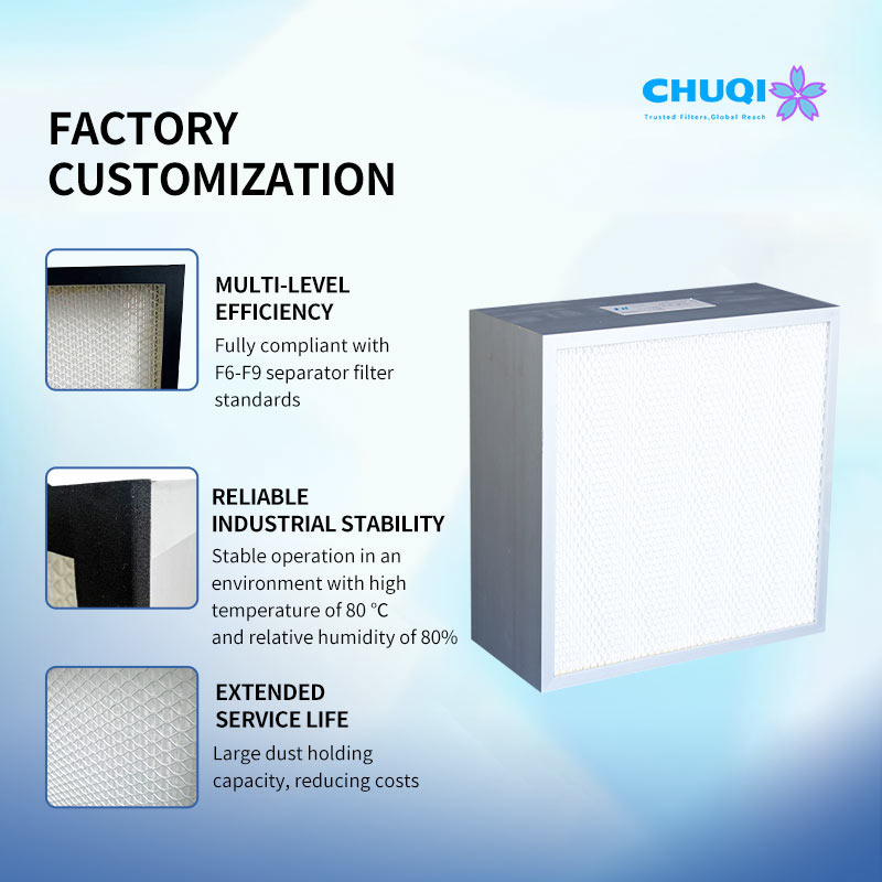 custom air filter factory manufacturing
