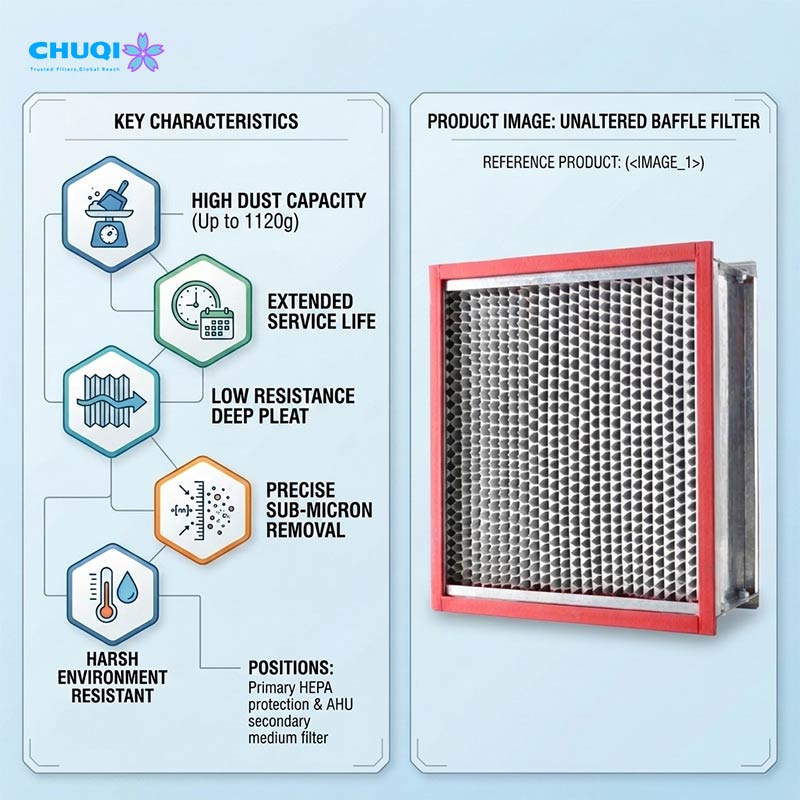 Medium Separator Filter F6~F9 | High-Capacity Pleated Air Filter medium efficiency air filter with separator