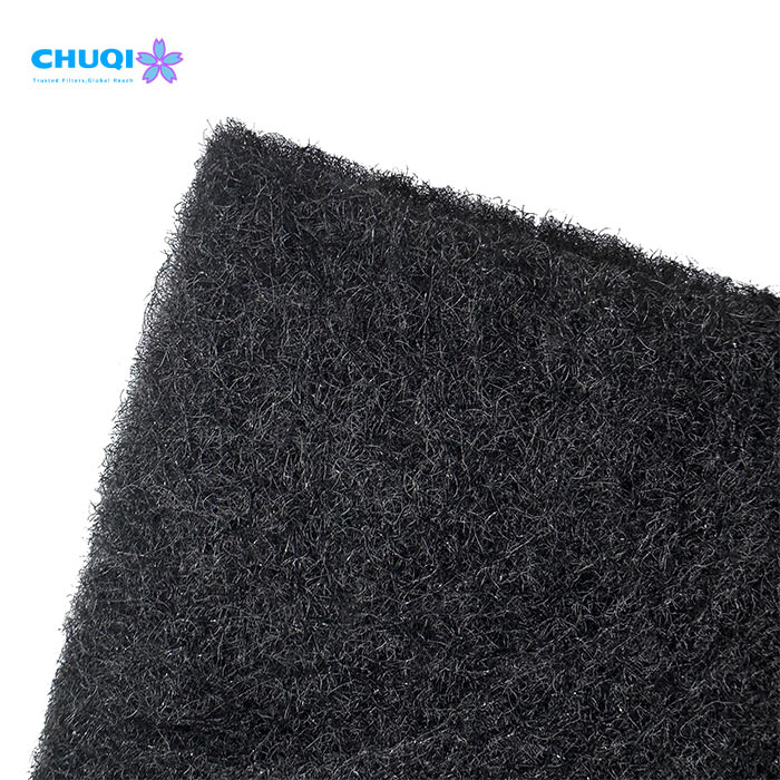 activated carbon fiber filter close up