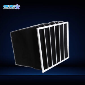 Pocket Air Filter | G3/G4(Merv 5-8) Efficiency | High-Capacity Multi-Bag Design Activated Carbon Pocket Air Filter with Galvanized/Aluminum Frame