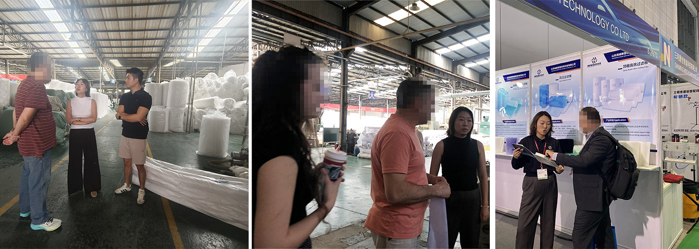 chuqi air filter factory client tour and exhibition