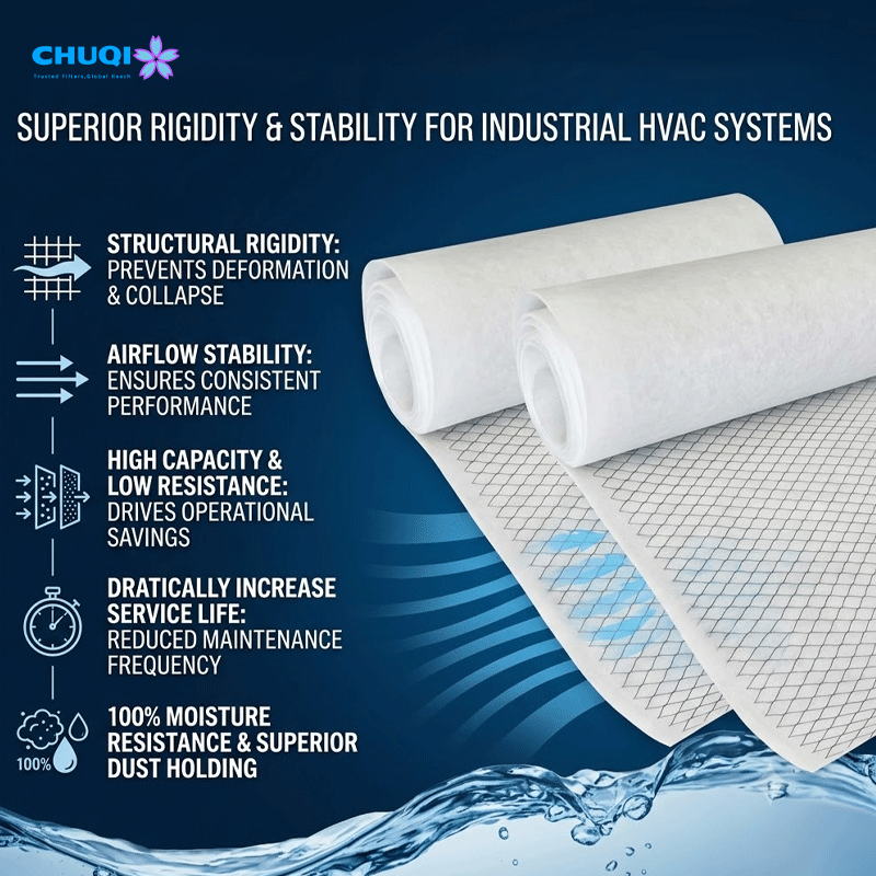 chuqi mesh backed air filter media benefits