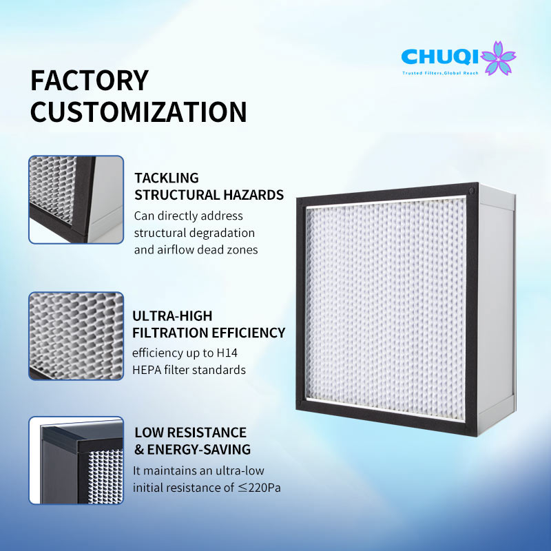 custom hepa air filter factory design