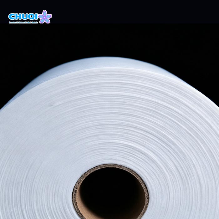 Side view specification of cleanroom fiberglass air filter paper roll