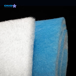 high efficiency synthetic paint booth filter material