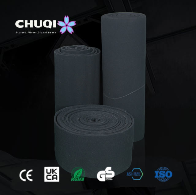 industrial activated carbon filter media