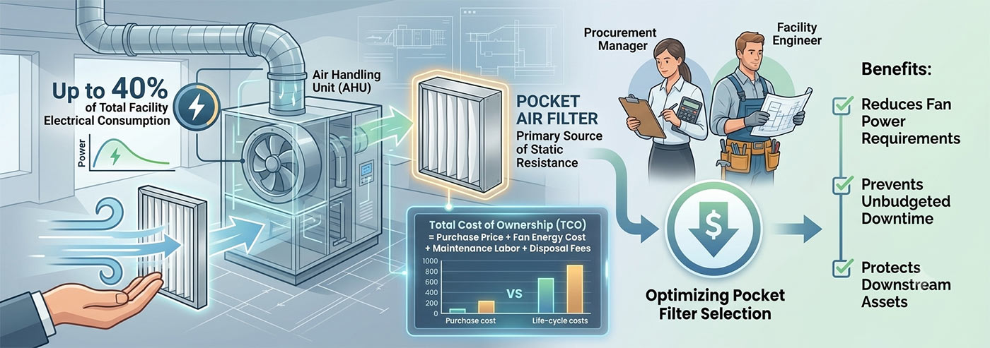 pocket air filter tco total cost of ownership calculation