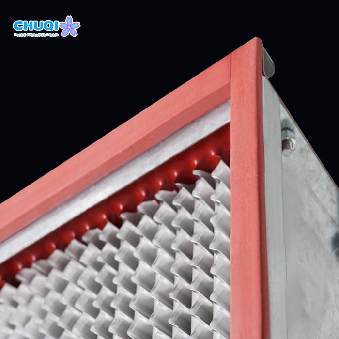 red dual stage perimeter gasket hepa filter chuqi